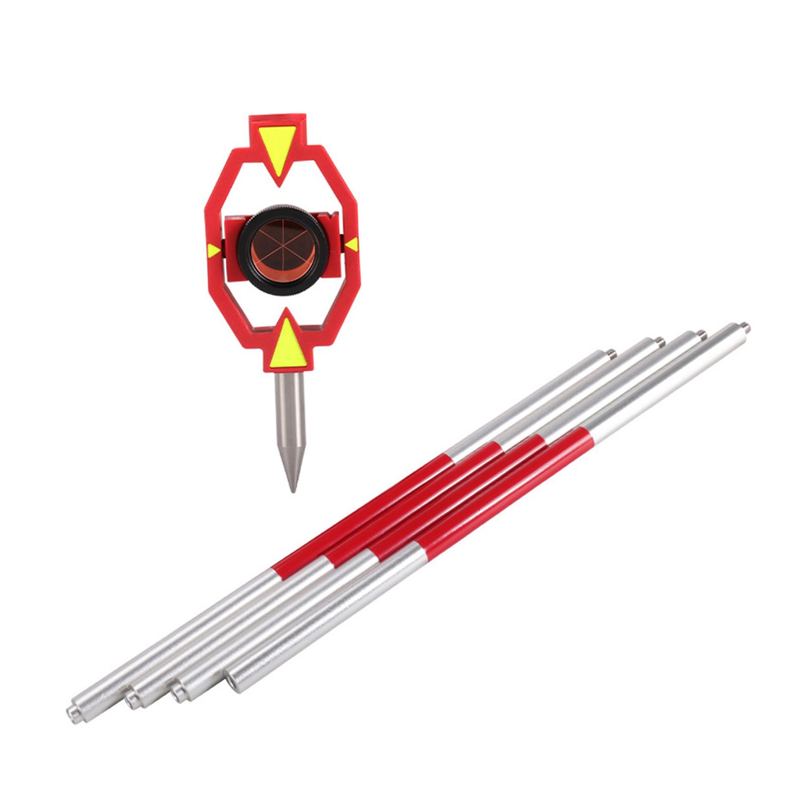 Ioensy - Mini Prisma Para Trabajos De Construcción En El Campo, Herramienta De Topografía Terrestre Para Estación Total De 17,5 Mm