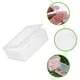 thumbnail image 3 of Caja de almacenamiento transparente rectangular con tapa, caja de polipropileno, caja de embalaje de plástico transparente de 150 mm de largo., 3 of 5