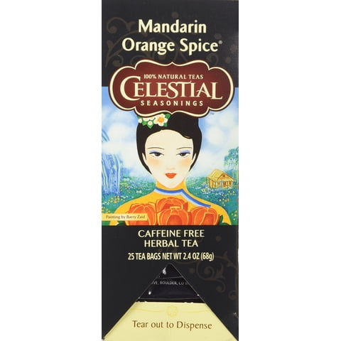 Té De Hierbas Celestial Seasonings, Mandarina Y Especias, 25 Bolsas