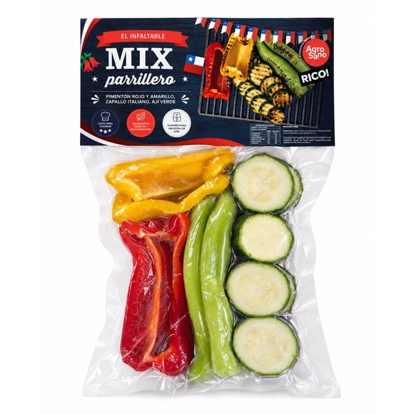 Mix Parrillero Verduras, 500 g