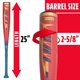 thumbnail image 2 of Bate de béisbol Franklin Sports Barracuda Big Barrel 25 pulgadas 340 g, 2 of 9