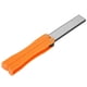 thumbnail image 1 of Afilador de cuchillos de doble cara, portátil, plegable, antideslizante, de diamante (naranja), 1 of 8