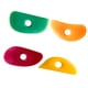 thumbnail image 3 of 4 Pieces Pottery Clay Soft Rubber Rib Versatile 10x5cm Surface Scraping Tool, 3 of 5