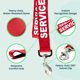 thumbnail image 4 of Correa Support Pets 122 cm PSD Nylon Roja, 4 of 9