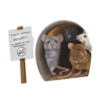 Magideal - Pegatina De Pared Con Forma De Agujero De Ratón, Diseño De Ratones, Para Rodapiés, Decoración Del Hogar, Arte De Bricolaje, Extraíble, Calcomanía Dive