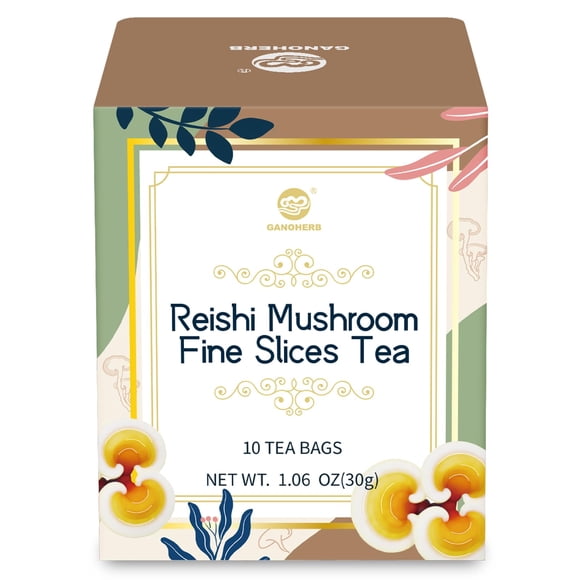 Té de hierbas GANOHERB de hongo Reishi, 10 sobres, 30 g