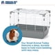 thumbnail image 2 of Jaula Tubby Para Animales Pequeños Gris Extra Chica, 2 of 8