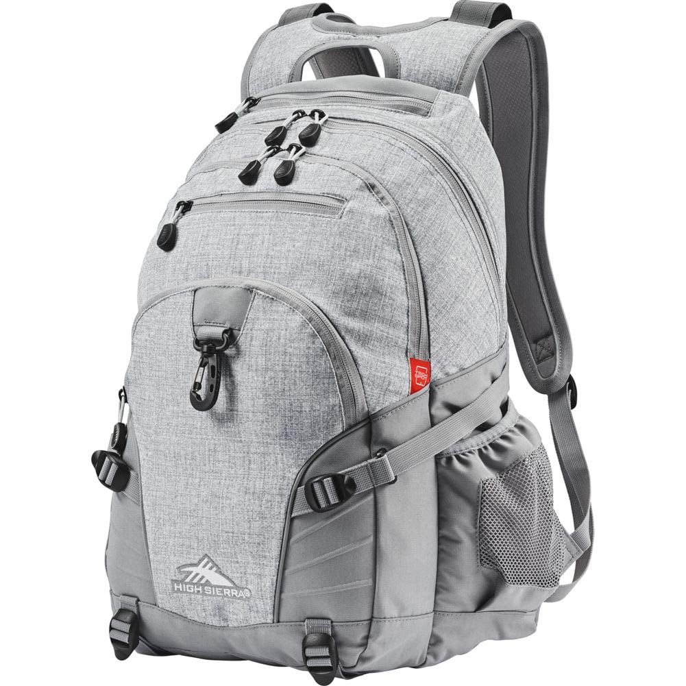 High Sierra - Mochila Loop Para Viajes Y Trabajo Mochila Plateada Con Diseño De Brezo