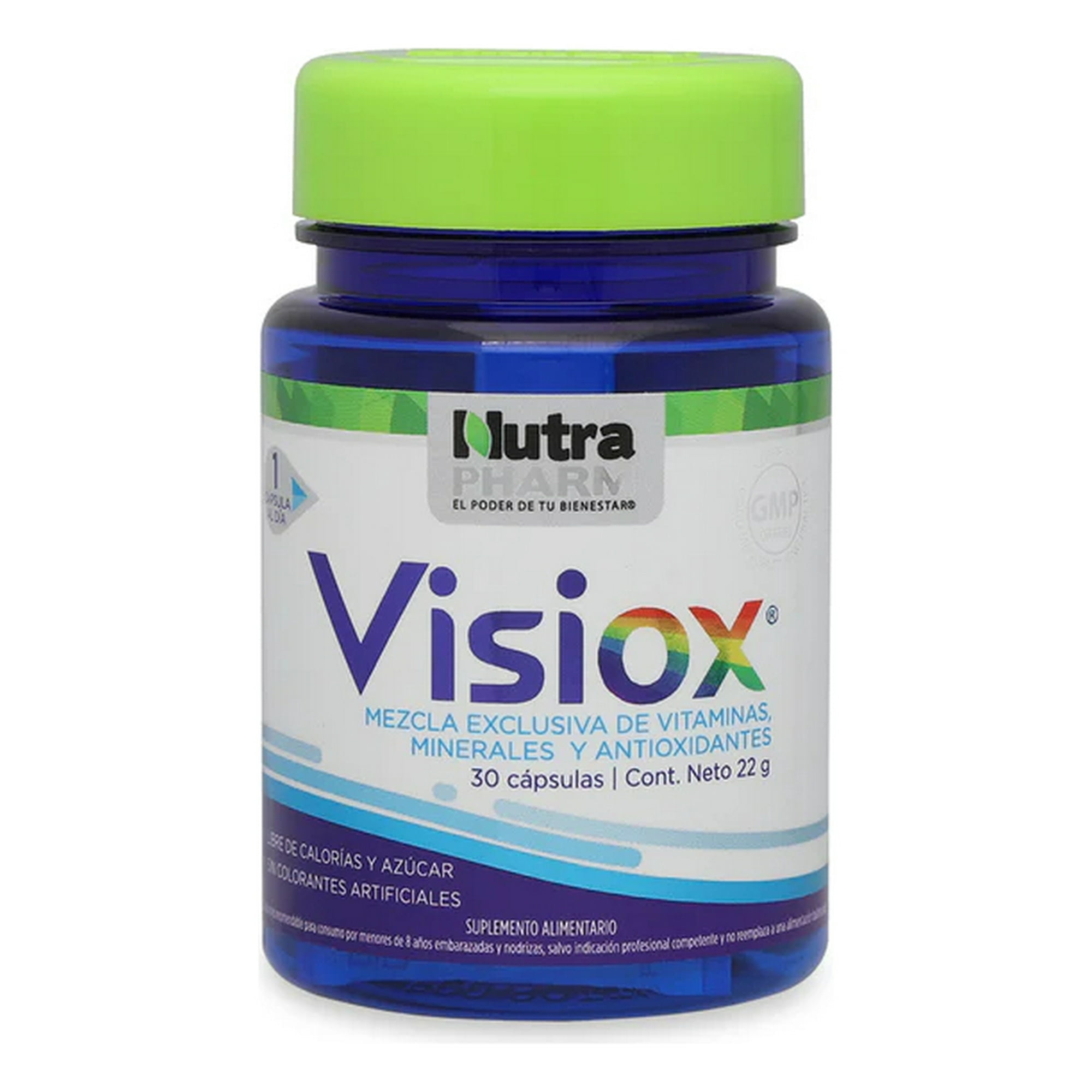 Visiox 30 Capsulas Nutrapharm. Agronewen Sabor Sin Sabor