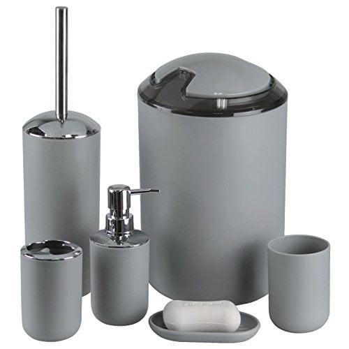 Juego de Accesorios para Baño IMAVO Set de Regalo de plástico de 6 piezas