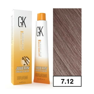 Gkhair - - Tintura Cream Color Permanente Vegana 100Ml + Oxidante - 7.12 Rubio Perla
