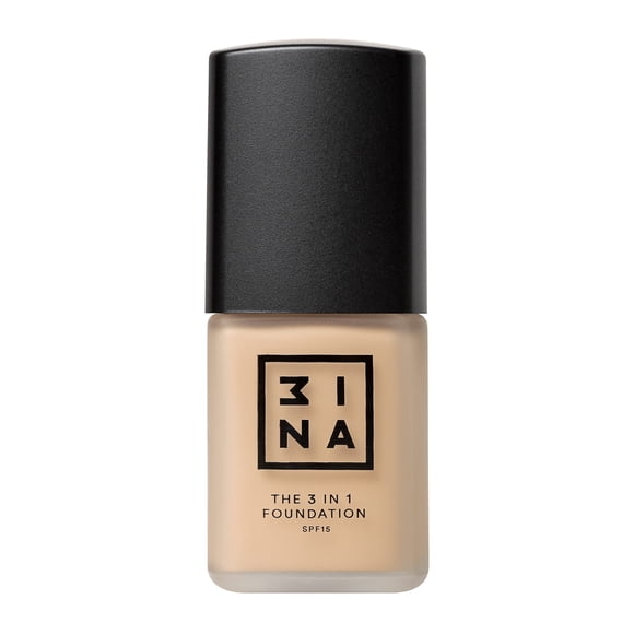 Foundation 3INA El líquido 3 en 1 con SPF 15 30 ml 12 horas 213
