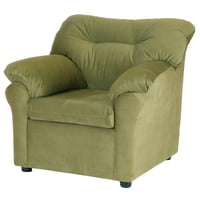Muebles Altiro - Sofá Mateo 1 Cuerpo - Tela Felpa Verde Musgo