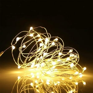 Gen - Luces En Alambre De Cobre Solar 200 Leds 20Mt Ip65