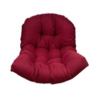 Magideal - Cojín Colgante Para Silla De Huevo, Accesorios Para Muebles, Cojín Para Cesta De Jardín Y Patio Rojo Oscuro