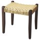 thumbnail image 1 of Taburete Butler Garner con asiento de yute tejido en madera de mango, 1 of 3