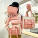 thumbnail image 2 of Cute & Stylish Large Capacity Backpack with Bear Pendant, Handbag, Shoulder Bag & Pencil Bag, 2 of 5
