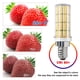 thumbnail image 4 of Bombillas LED RIUVAO E12 de 20 W (equivalente a 200 W), 3000 K, paquete de 4, 4 of 6