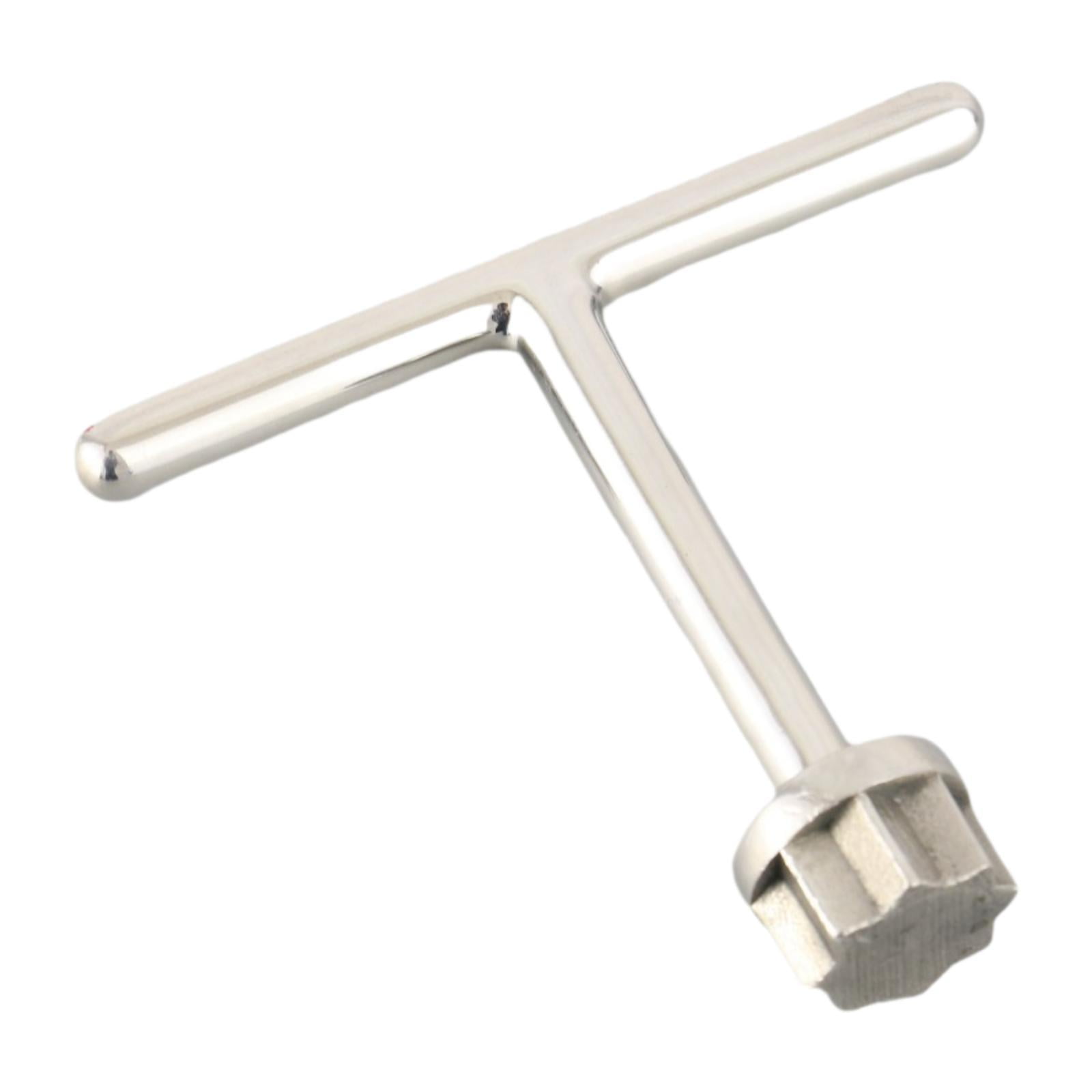 Magideal - Genérico Mango En T Patrón De Estrella Llave Herramienta De Mano Diseño Ergonómico Práctico Accesorios Para Barcos Para Placas De Cubierta Marina