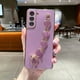 thumbnail image 1 of Electroplated Heart Shaped Chain Shockproof Phone Case For Galaxy S22 Ultra/S22+/S22/S21/S20/A73/A53/A72/A52/A13, 1 of 3