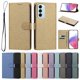 thumbnail image 1 of Cartera para Samsung Galaxy M14 con Bolsillo de Tarjetas, Dorado, 1 of 6