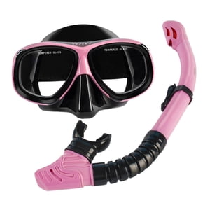 Ioensy - Equipo De Snorkel Máscara De Buceo Gafas De Natación Máscara De Natación Para Adultos Para Nadar Buceo Rosa