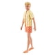 thumbnail image 1 of Figura de Acción Barbie Ken #252 con Shorts Naranja de Lunares y Cabello Rubio, 1 of 6