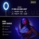 thumbnail image 2 of Ring Light NEEWER Basics 8 LED RGB con soporte para trípode R08, 2 of 7