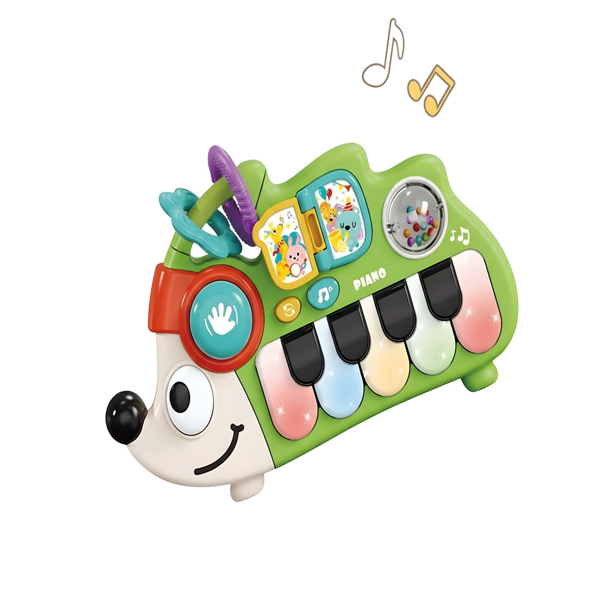 Genérico - Juguete Piano De Erizo Interactivo Verde