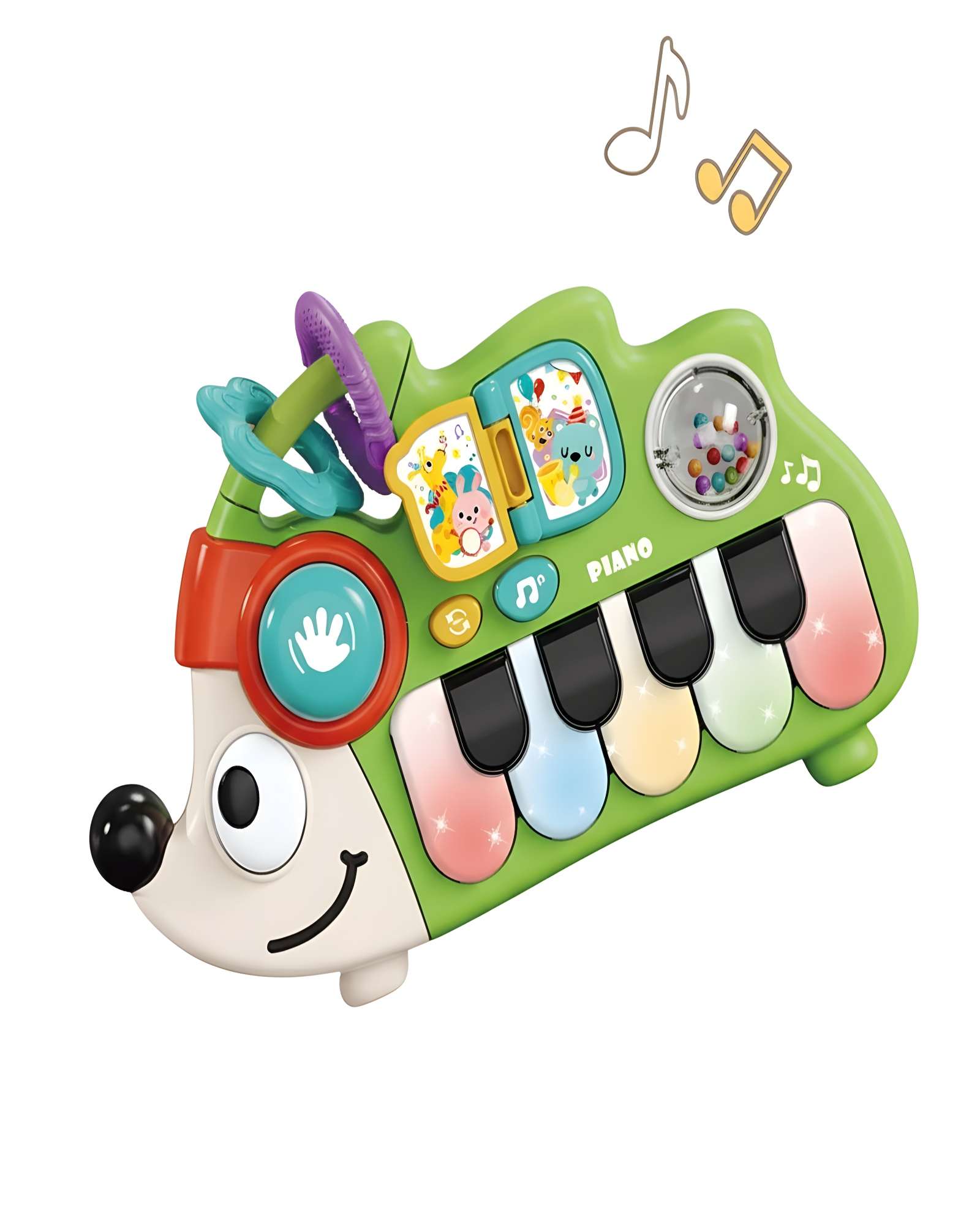 Genérico - Piano Musical Sensorial Erizo Verde