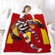 thumbnail image 5 of Hamburglar anti-pilling, suave, ligera, esponjosa y acogedora de lujo para hogar y cocina – Perfecta para niños y adultos,100X80cm, 5 of 6
