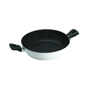 Ghidini - Wok Dos Asas 28Cm Antihaderente Blanco Daily