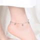 thumbnail image 5 of Tobillera Cadena Con Esferas y Trebol Colgantes, 5 of 5