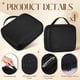 thumbnail image 3 of Caso organizador de joyería de viaje, bolsas de joyería para viajar, aglutinante de joyería con bolsas de terciopelo de cremallera transparentes de 6Pcs para almacenar pendientes, anillo (ne, 3 of 3