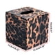thumbnail image 3 of Caja de Pañuelos S Forever 13 cm Cuadrado de Cuero PU con Estampado de Leopardo, 3 of 4