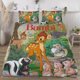 thumbnail image 3 of Bambi 3-Piece Bedding Set For Kids Boys Girls Adult Cartoon Warm Cute Fashion Holiday Present Gift Bed Sheets, 3 of 5