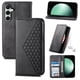 thumbnail image 4 of Funda Flip FOXDOCK para Samsung Galaxy S25 FE , Estilo Billetera con Diseño Rombo, Correa de Mano y Soporte, Uso Diario, 4 of 6