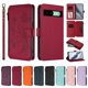 thumbnail image 3 of Funda Cartera Mariposa para [Google Pixel 8A] con Soporte y Cremallera Rojo, 3 of 6