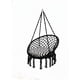 thumbnail image 2 of Silla Colgante Negra Cojin De Rayas, 2 of 4
