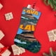 thumbnail image 4 of Calcetines de Navidad Desmarcar Lino Blanco 45cm x 32cm, 4 of 5