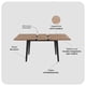 thumbnail image 5 of Mesa de Comedor Extensible Relan Trowa 160-200 x 90 x 76 Cm, 5 of 10