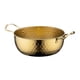 thumbnail image 4 of Olla coreana para ramen, fideos instantáneos, sartén de calentamiento rápido, ollas secas, olla de doble oreja para mariscos, olla de acero inoxidable Oro 22cm, 4 of 5