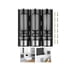 thumbnail image 2 of Dispensador Triple De Jabon Liquido Shampoo Acondicionador Negro, 2 of 3