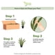 thumbnail image 5 of Planta de seda artificial casi natural Sansevieria de 66 cm, color verde, 5 of 6