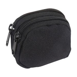 Ioensy - Monedero Con Presilla Para Cinturón Monedero Multifuncional Impermeable De Doble Capa Negro