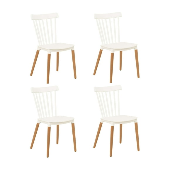 Pack 4 Sillas Clásicas Comedor Blanco