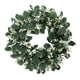 thumbnail image 1 of Corona Grande De Hojas Verdes, Corona Navideña Artificial Para Ventana De Patio, Estilo De Boda F, 1 of 5