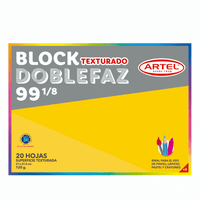 Block Medium Doble Faz 99 1/8 20 Hojas Artel