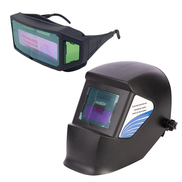Pack máscara de soldar fotosensible + lentes de soldar