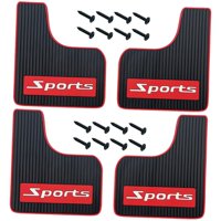 Ioensy - Guardabarros De Coche Guardabarros Guardabarros Con Tornillos Para Camioneta Coche Camioneta 4 Uds